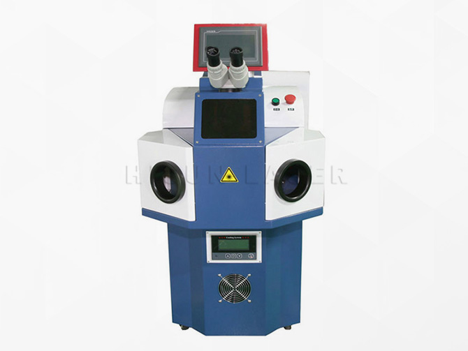 Jewelry laser spot welding machine