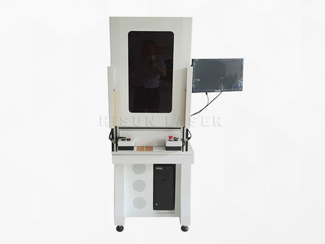 CCD visual positioning laser marking machine