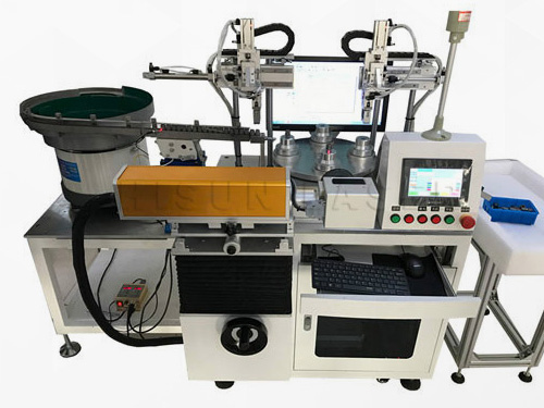 Automatic loading and unloading laser welding machine